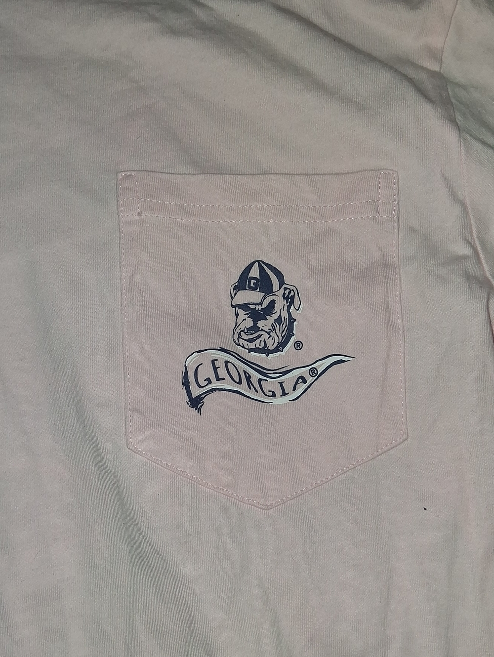 💎NWOT Champion Light Pink Crewneck Pocket Tee Long Sleeved Small